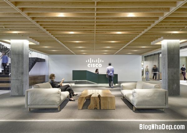 Văn phòng làm việc mới rộng rãi của tập đoàn Cisco nằm ở San Francisco