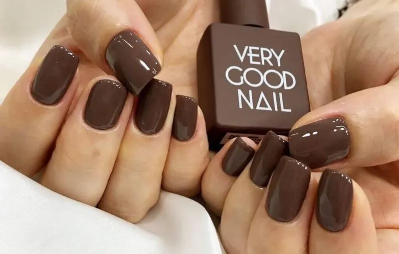 14 thiết kế nail màu nâu sữa khiến nàng mê mẩn