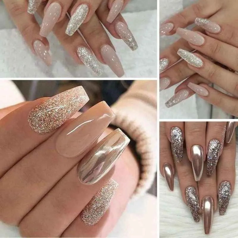 14 thiết kế nail màu nâu sữa khiến nàng mê mẩn