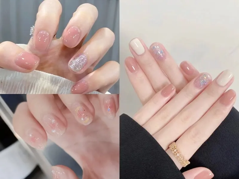 18 mẫu nail màu hồng nhạt xinh xắn nhẹ nhàng cho nàng