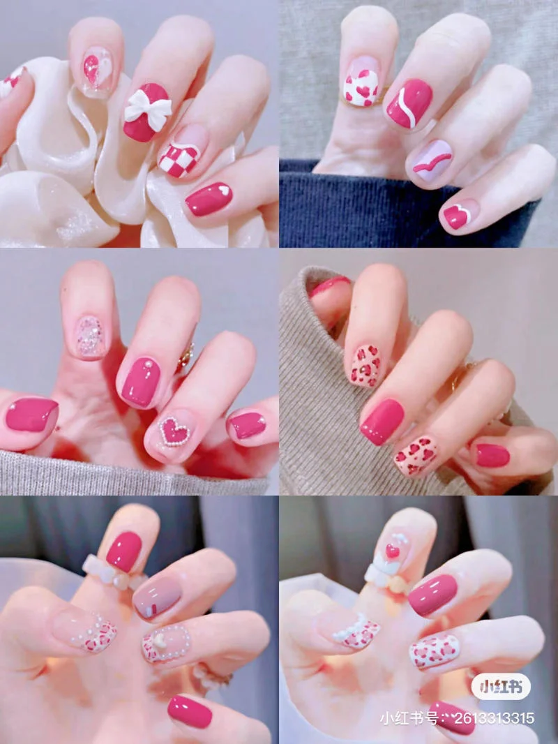 18 mẫu nail màu hồng nhạt xinh xắn nhẹ nhàng cho nàng