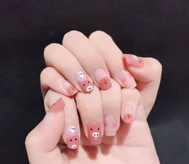 18 mẫu nail màu hồng nhạt xinh xắn nhẹ nhàng cho nàng