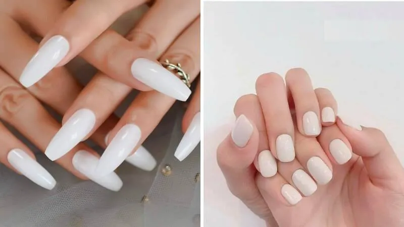 99+ mẫu nail màu trắng sữa thanh lịch mà thời thượng cho