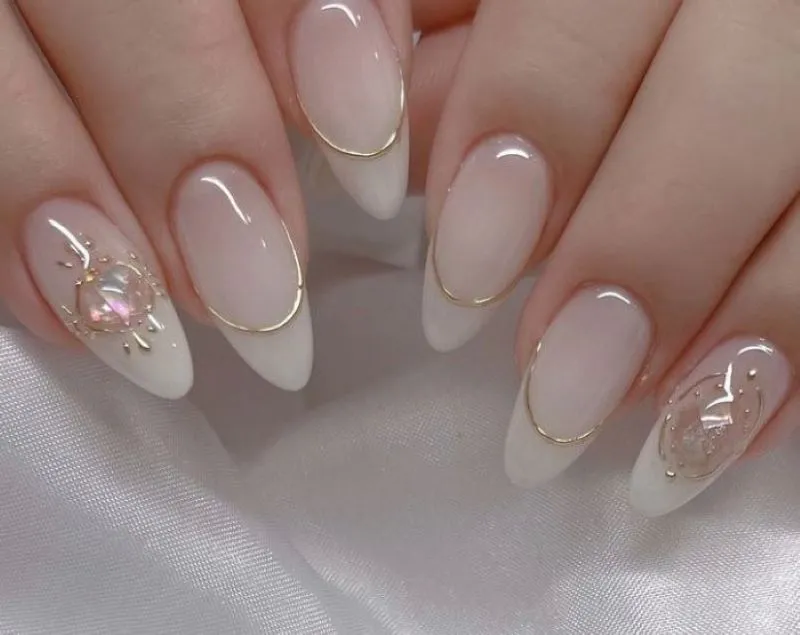 99+ mẫu nail màu trắng sữa thanh lịch mà thời thượng cho