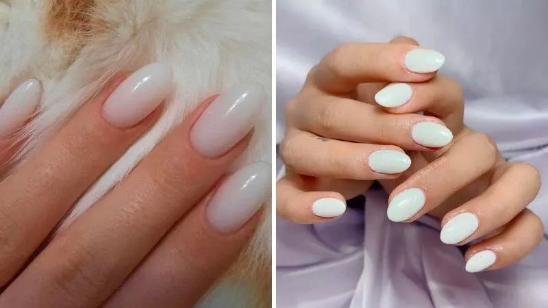 99+ mẫu nail màu trắng sữa thanh lịch mà thời thượng cho