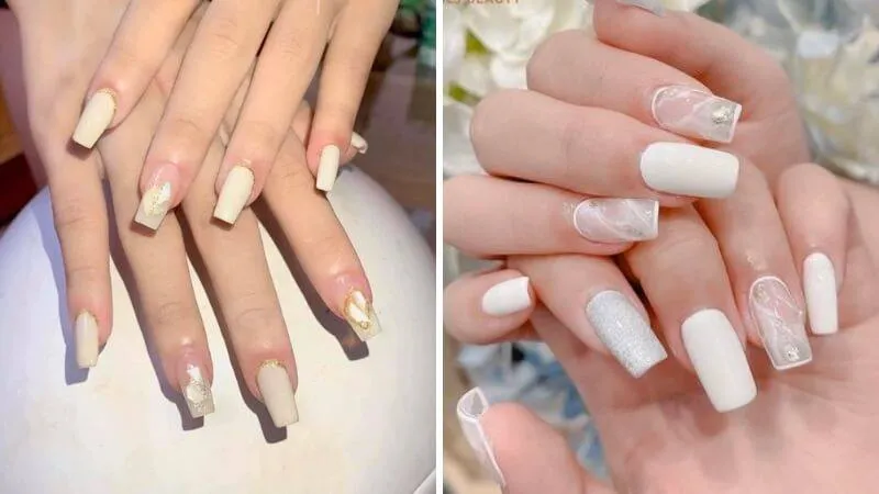 99+ mẫu nail màu trắng sữa thanh lịch mà thời thượng cho