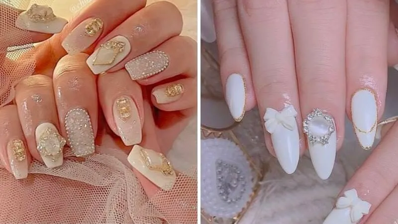 99+ mẫu nail màu trắng sữa thanh lịch mà thời thượng cho