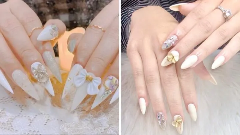 99+ mẫu nail màu trắng sữa thanh lịch mà thời thượng cho