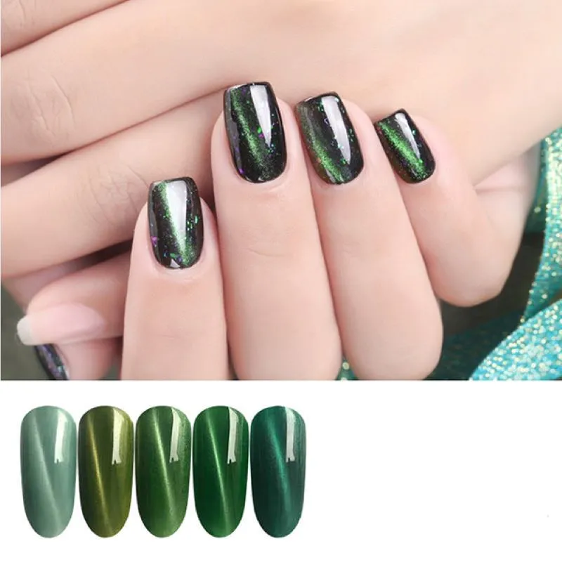 Bắt trend nail xanh rêu HOT HIT giới trẻ