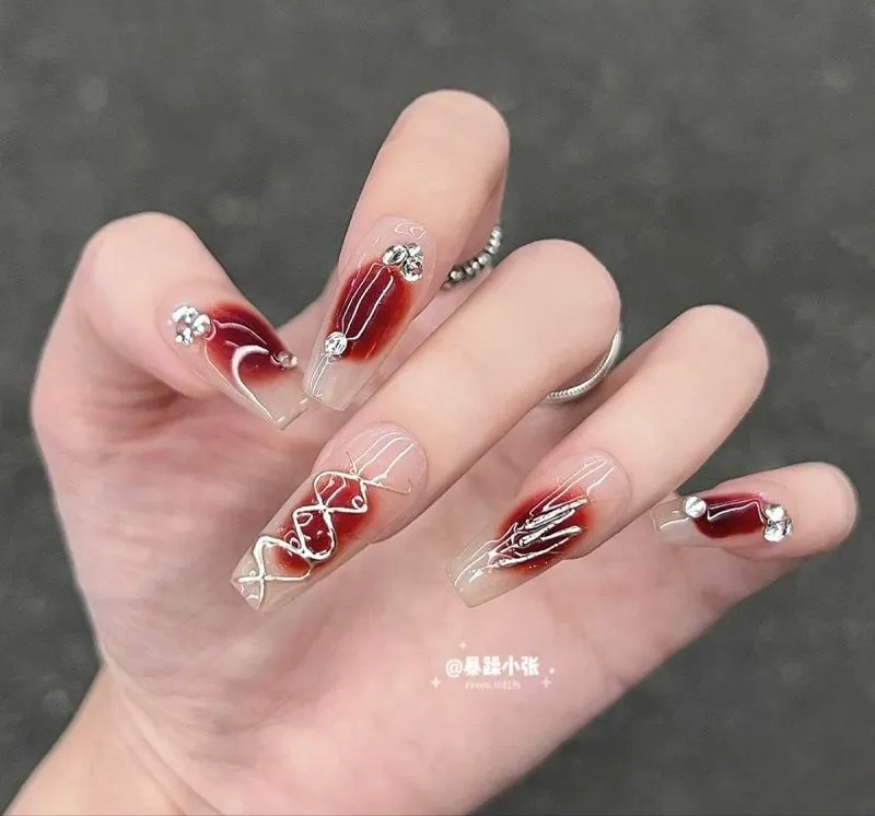 Bỏ túi 10+ kiểu nail bánh bèo rụng tim