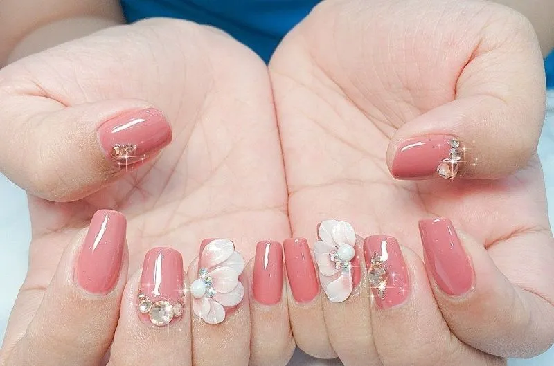 Đắm chìm trong 10+ nail hồng pastel xinh xỉu