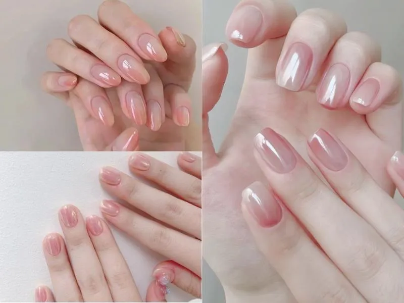 Đắm chìm trong ngọt ngào với 50+ mẫu nail màu hồng thạch ngất ngây