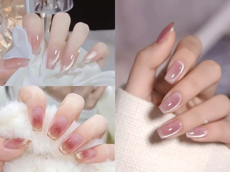 Đắm chìm trong ngọt ngào với 50+ mẫu nail màu hồng thạch ngất ngây