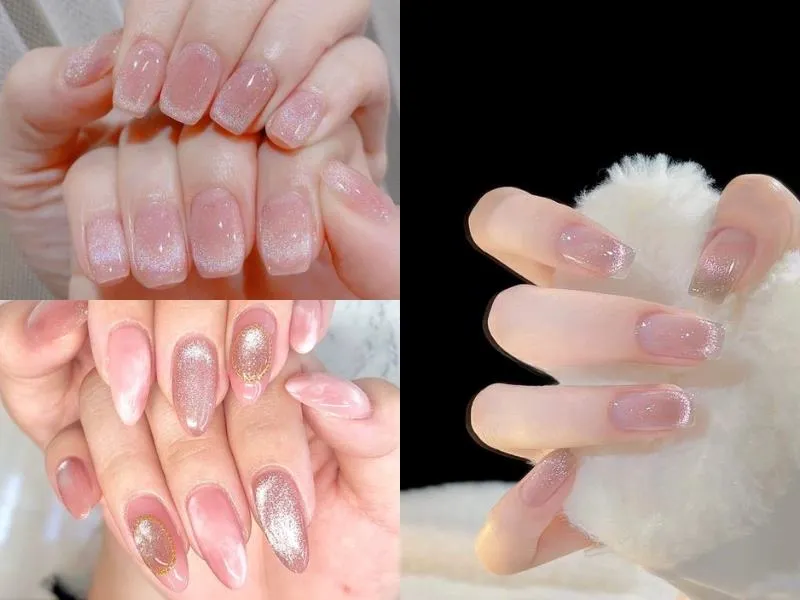 Đắm chìm trong ngọt ngào với 50+ mẫu nail màu hồng thạch ngất ngây