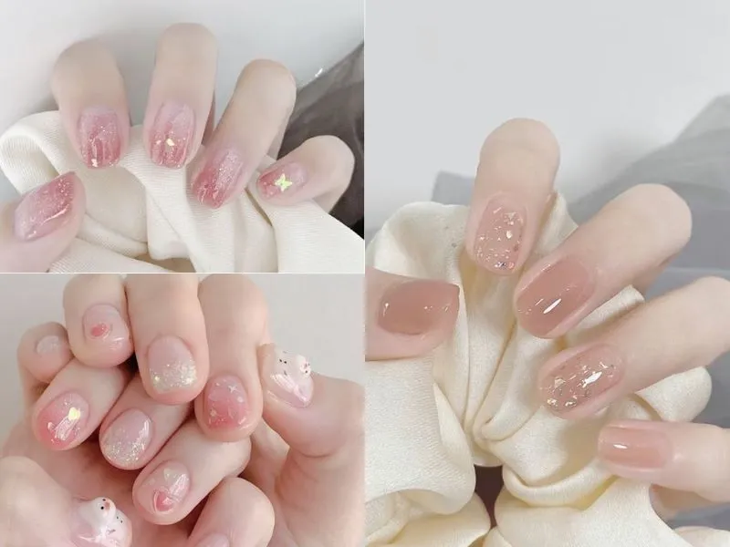 Đắm chìm trong ngọt ngào với 50+ mẫu nail màu hồng thạch ngất ngây