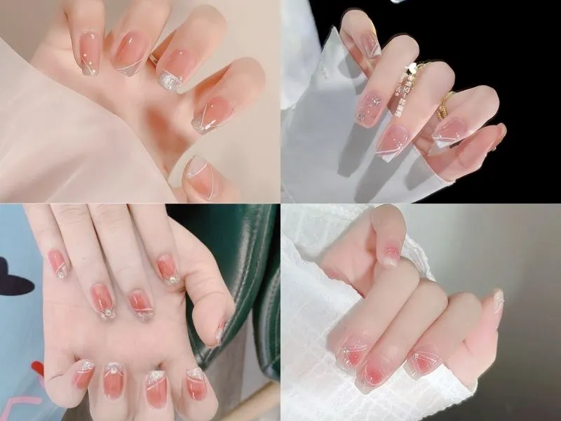 Đắm chìm trong ngọt ngào với 50+ mẫu nail màu hồng thạch ngất ngây