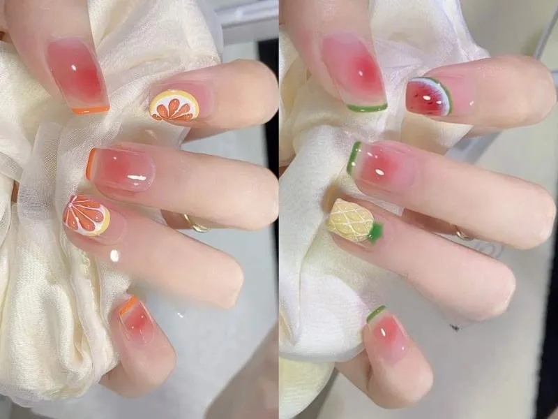 Đắm chìm trong ngọt ngào với 50+ mẫu nail màu hồng thạch ngất ngây