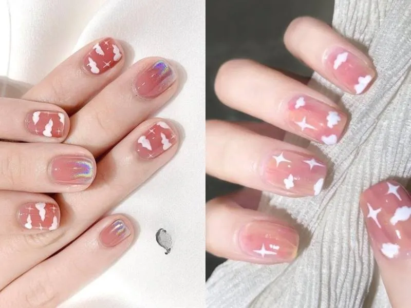 Đắm chìm trong ngọt ngào với 50+ mẫu nail màu hồng thạch ngất ngây