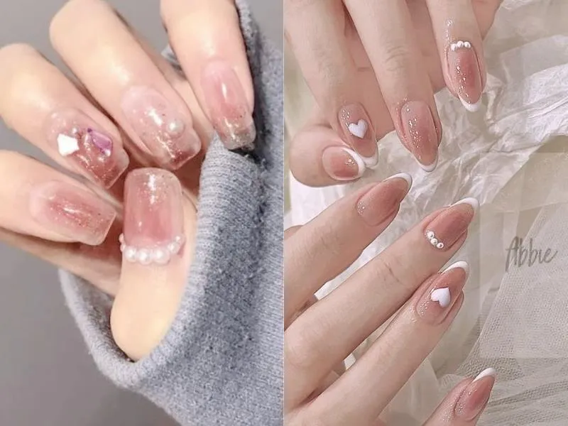 Đắm chìm trong ngọt ngào với 50+ mẫu nail màu hồng thạch ngất ngây