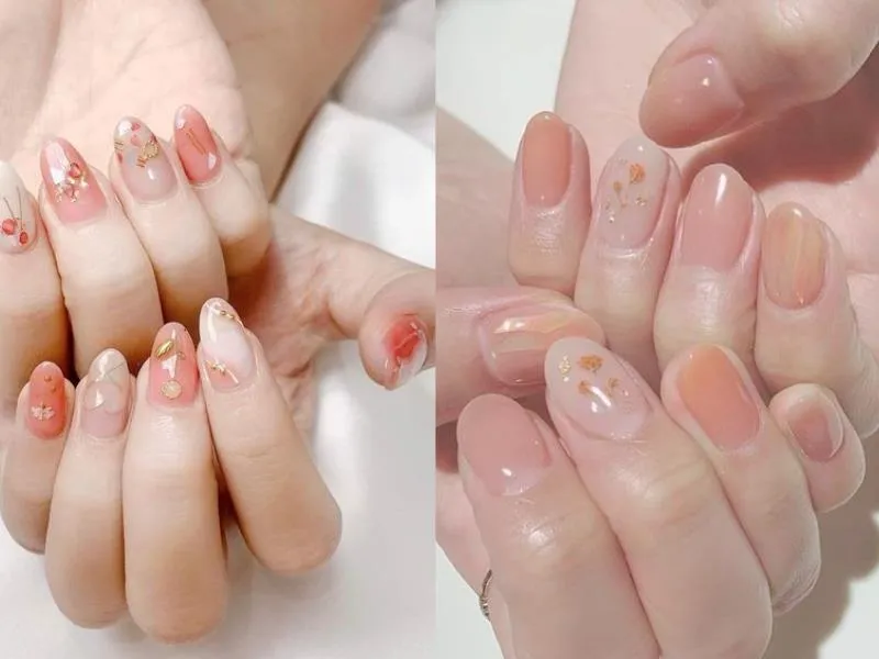 Đắm chìm trong ngọt ngào với 50+ mẫu nail màu hồng thạch ngất ngây