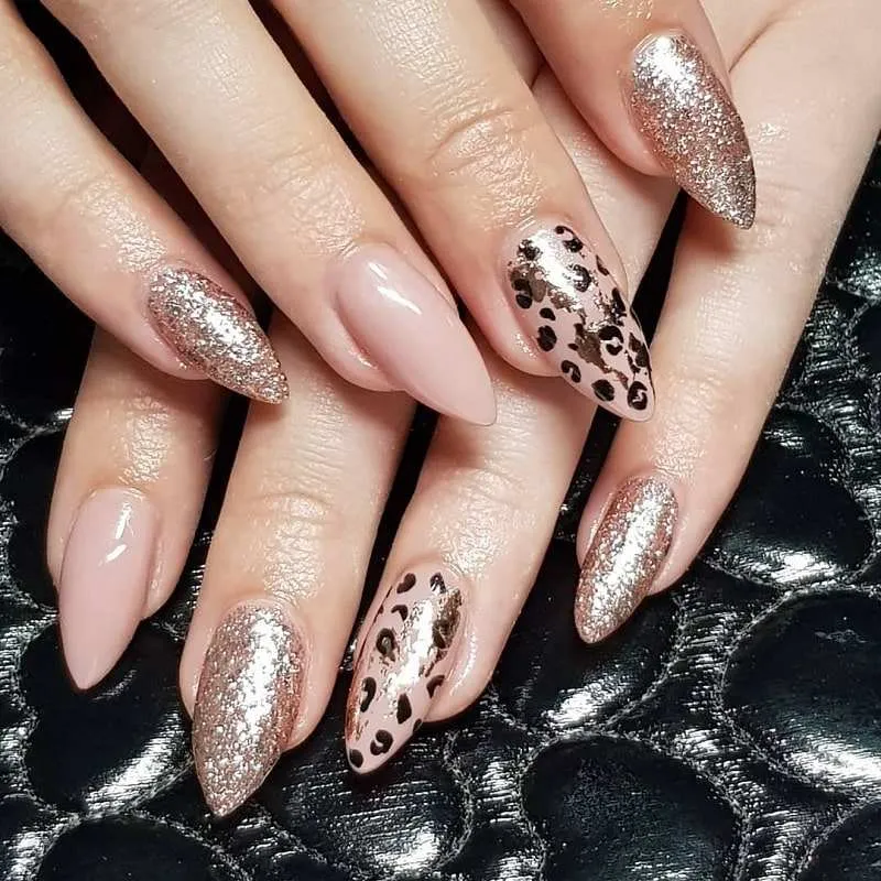 Đẳng cấp với nail da báo siêu đỉnh