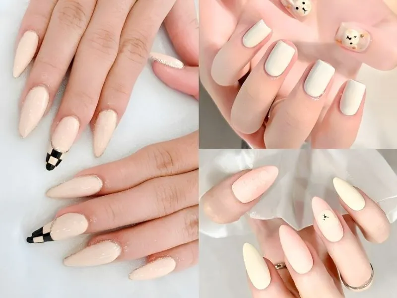 Gợi ý 20+ mẫu nail màu trắng đẹp – sang – tôn da giúp nàng tự tin