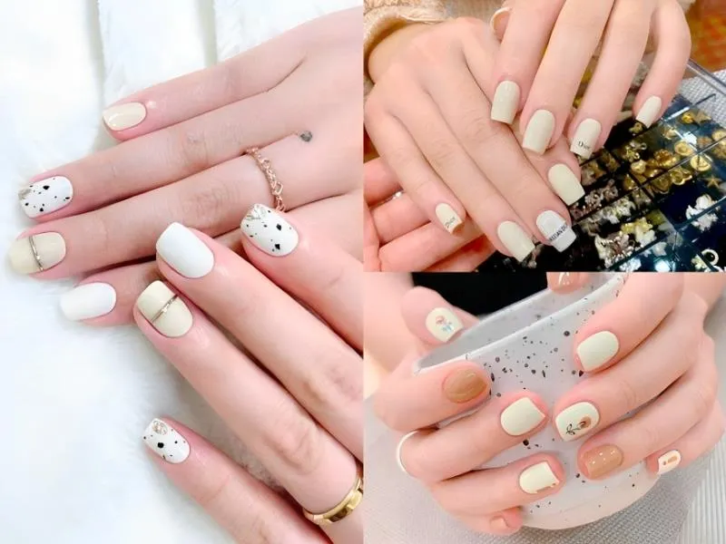 Gợi ý 20+ mẫu nail màu trắng đẹp – sang – tôn da giúp nàng tự tin