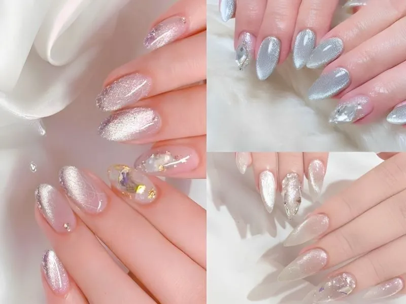 Gợi ý 20+ mẫu nail màu trắng đẹp – sang – tôn da giúp nàng tự tin