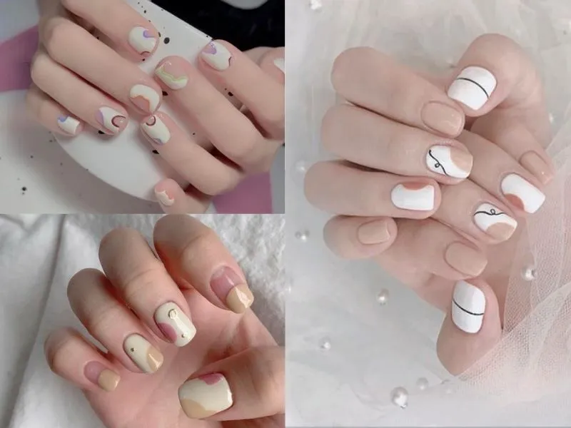 Gợi ý 20+ mẫu nail màu trắng đẹp – sang – tôn da giúp nàng tự tin