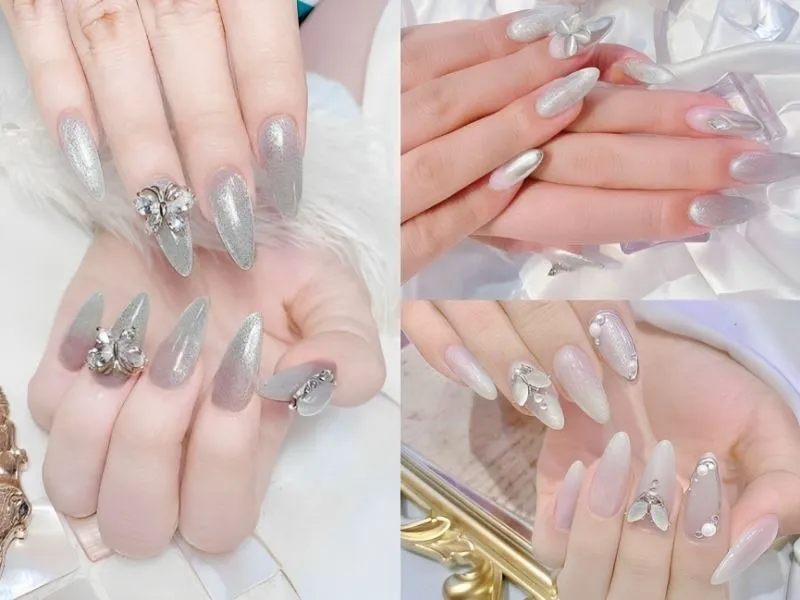 Gợi ý 20+ mẫu nail màu trắng đẹp – sang – tôn da giúp nàng tự tin