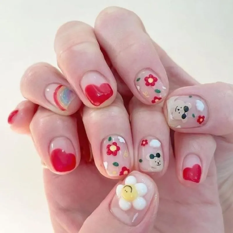 Gợi ý hơn 30 mẫu nail cho bé gái đẹp, đơn giản cực đáng yêu