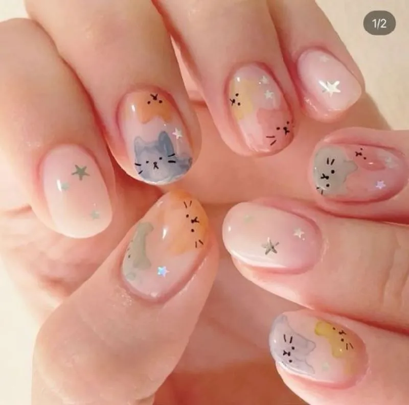 Gợi ý hơn 30 mẫu nail cho bé gái đẹp, đơn giản cực đáng yêu