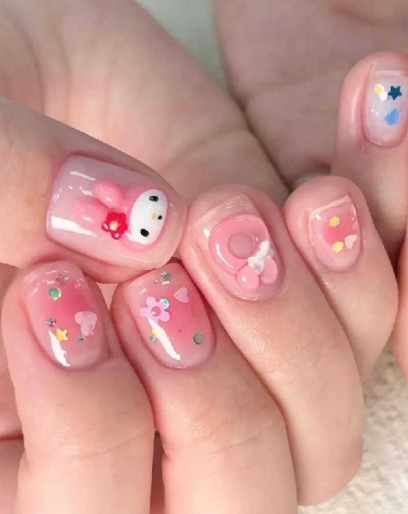 Gợi ý hơn 30 mẫu nail cho bé gái đẹp, đơn giản cực đáng yêu