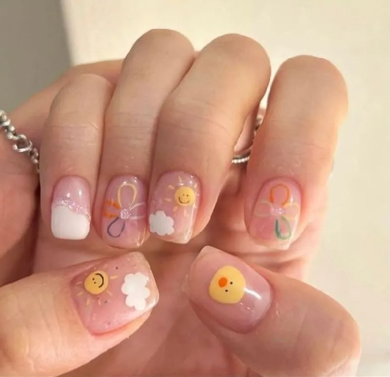 Gợi ý hơn 30 mẫu nail cho bé gái đẹp, đơn giản cực đáng yêu