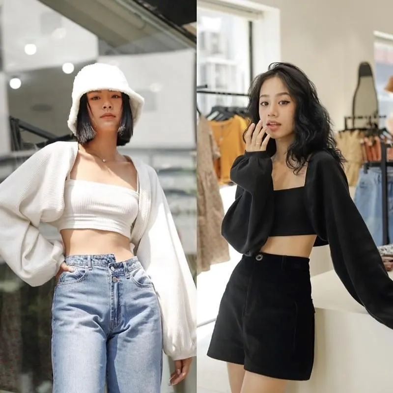 Học ngay 10 cách phối đồ với áo croptop không tay chất lừ cho nàng 