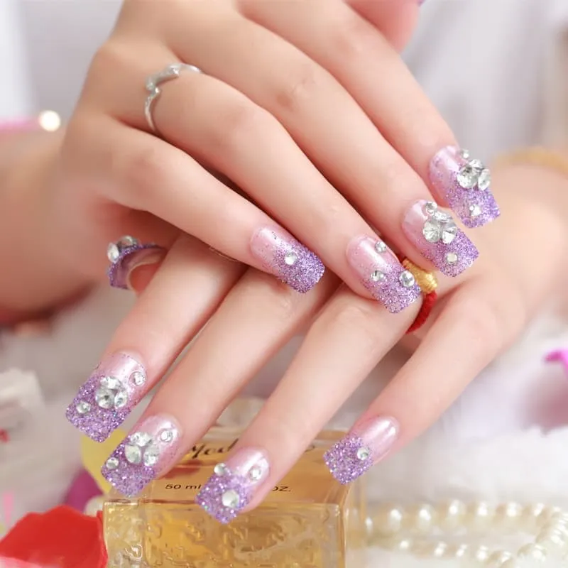 HOT Trend 2024 cùng list nail màu tím