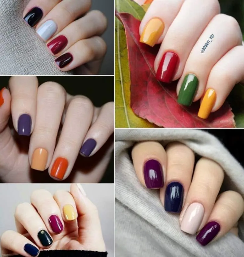 Khám phá 20+ xu hướng nail trơn nhiều màu độc đáo phong cách cho nàng