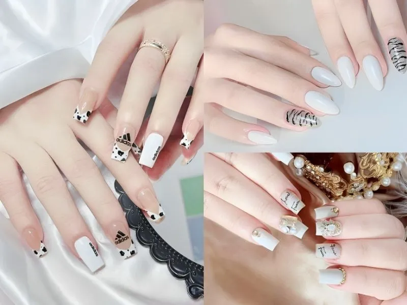 Khám phá hơn 20 mẫu nail trắng xinh cực kỳ sang cho nàng