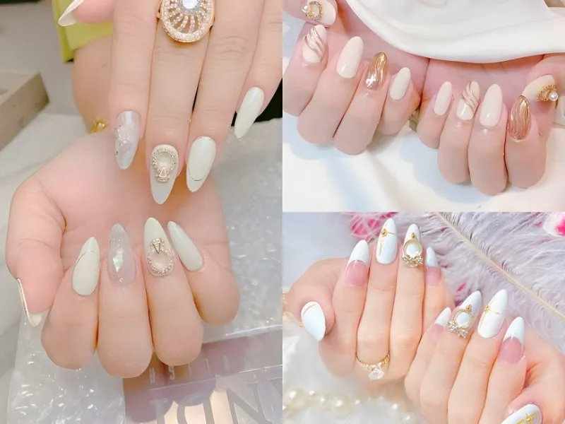 Khám phá hơn 20 mẫu nail trắng xinh cực kỳ sang cho nàng