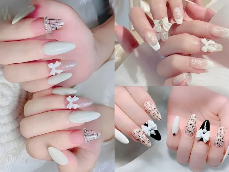 Khám phá hơn 20 mẫu nail trắng xinh cực kỳ sang cho nàng