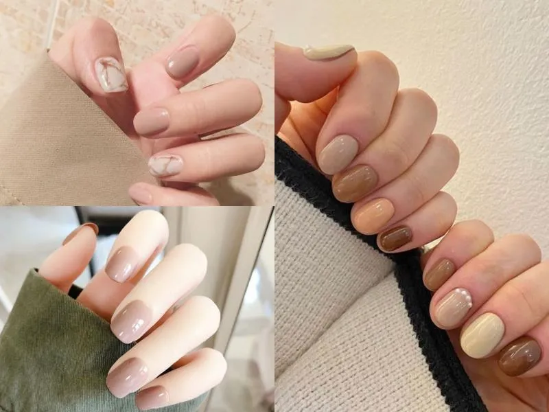 Mách nàng 20 mẫu nail màu nâu sữa cực kỳ sáng da phù hợp nhiều phong cách