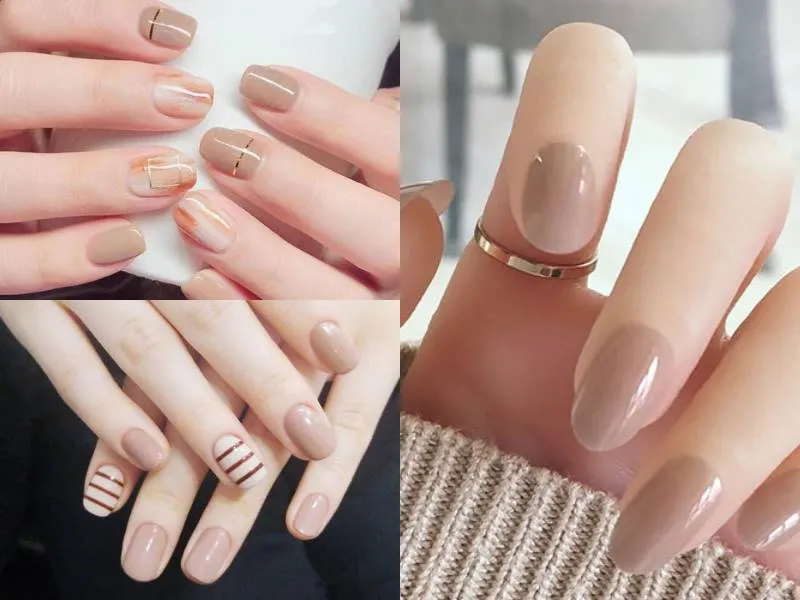 Mách nàng 20 mẫu nail màu nâu sữa cực kỳ sáng da phù hợp nhiều phong cách