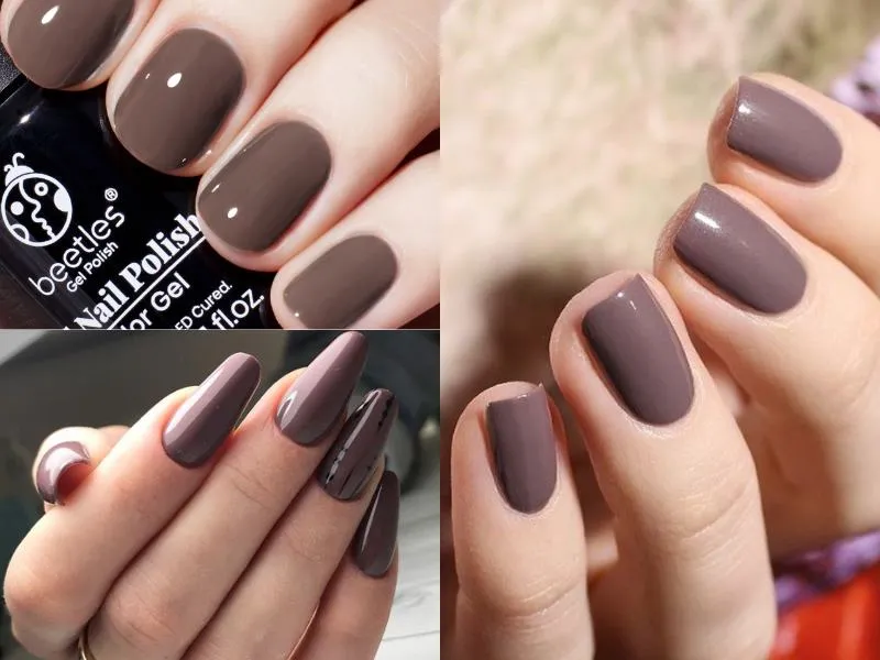 Mách nàng 20 mẫu nail màu nâu sữa cực kỳ sáng da phù hợp nhiều phong cách