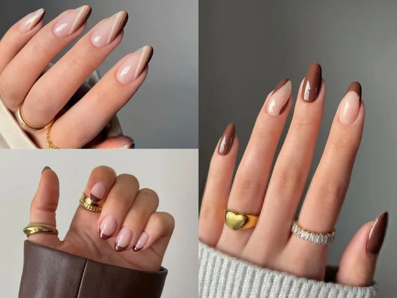 Mách nàng 20 mẫu nail màu nâu sữa cực kỳ sáng da phù hợp nhiều phong cách