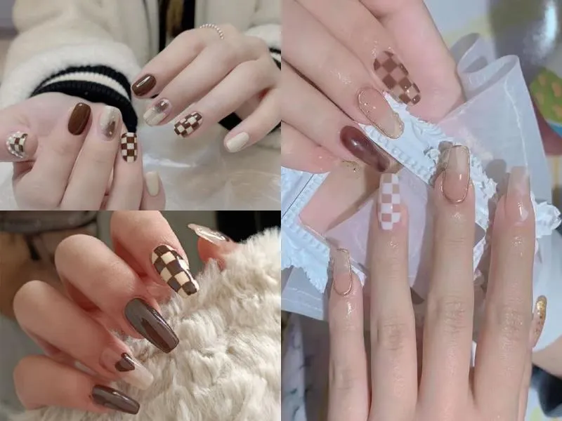 Mách nàng 20 mẫu nail màu nâu sữa cực kỳ sáng da phù hợp nhiều phong cách