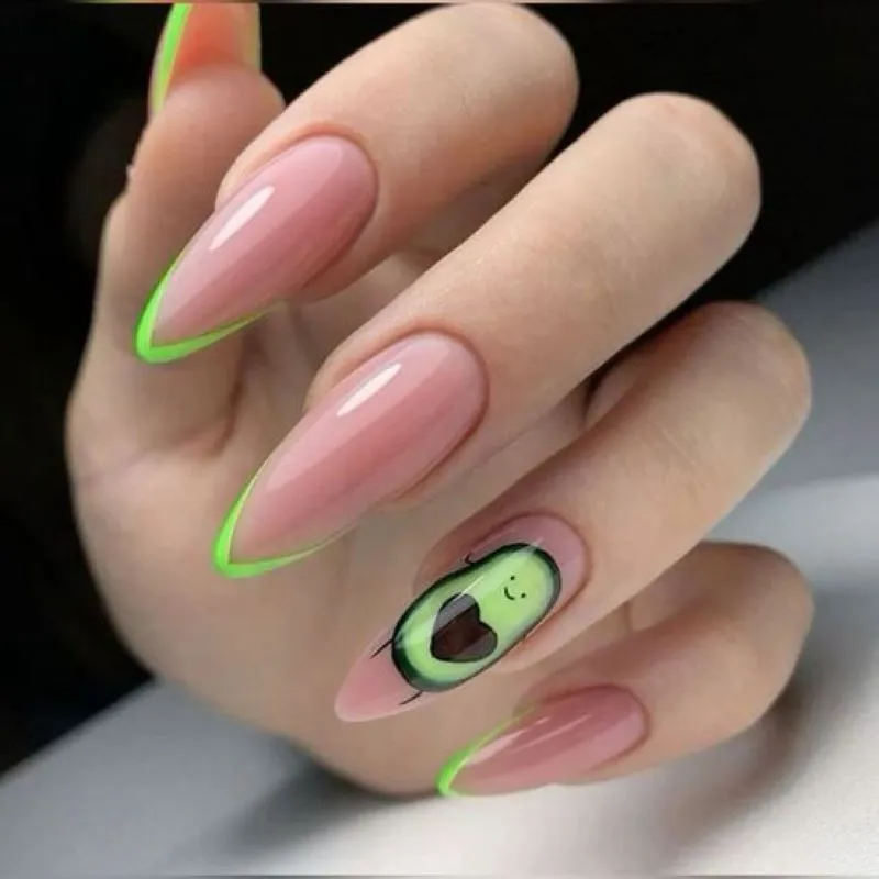 Mẫu nail hình quả bơ có gì mà khiến các chị em ai cũng mê mẩn?