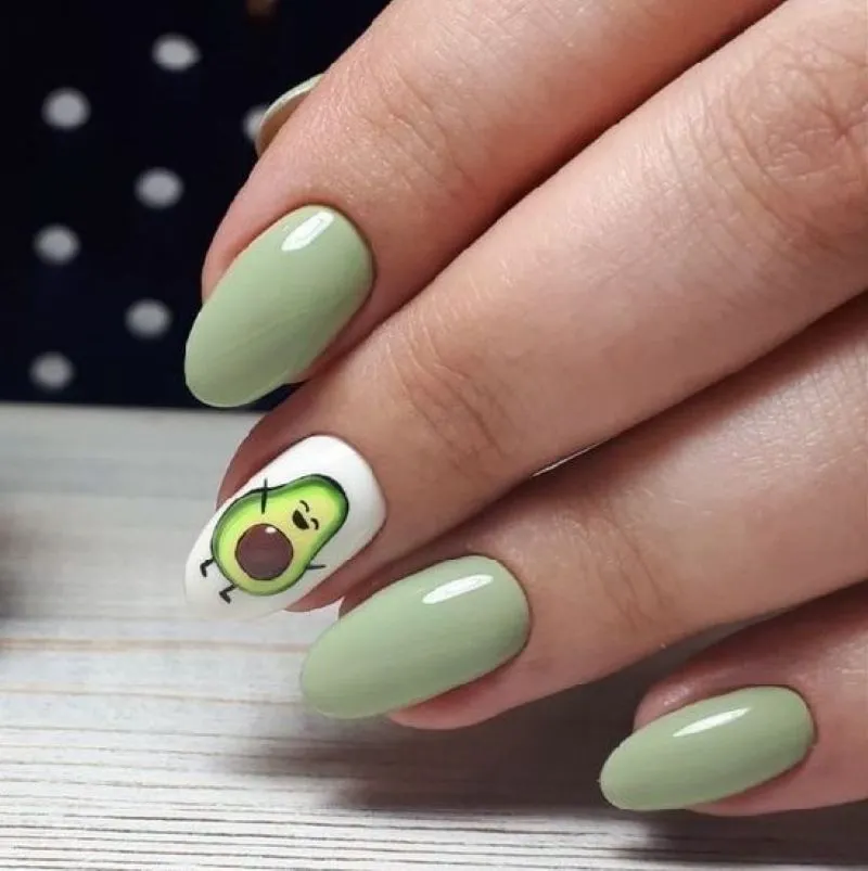 Mẫu nail hình quả bơ có gì mà khiến các chị em ai cũng mê mẩn?