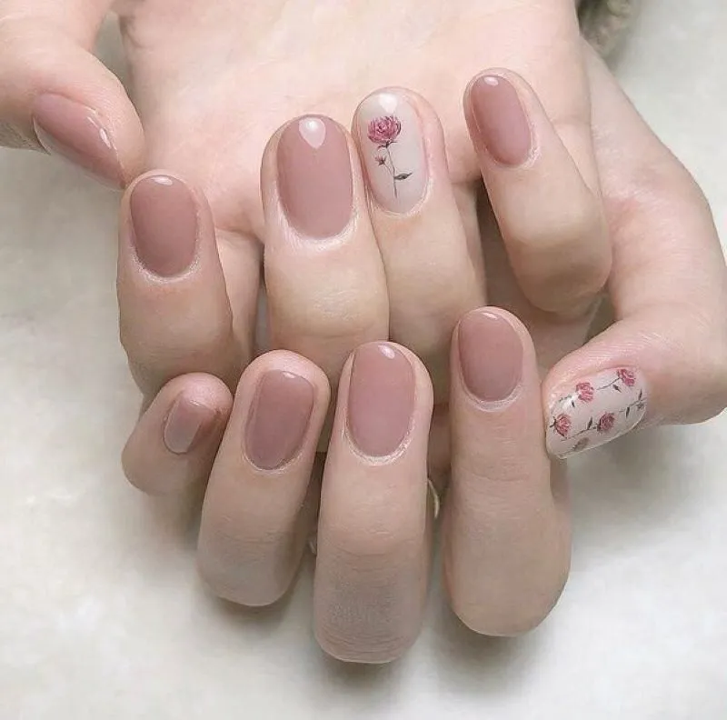 Mẫu nail màu nude sang trọng mọi lúc mọi nơi