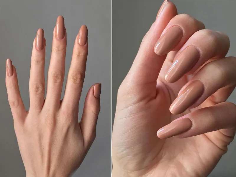 Mẫu nail màu nude sang trọng mọi lúc mọi nơi