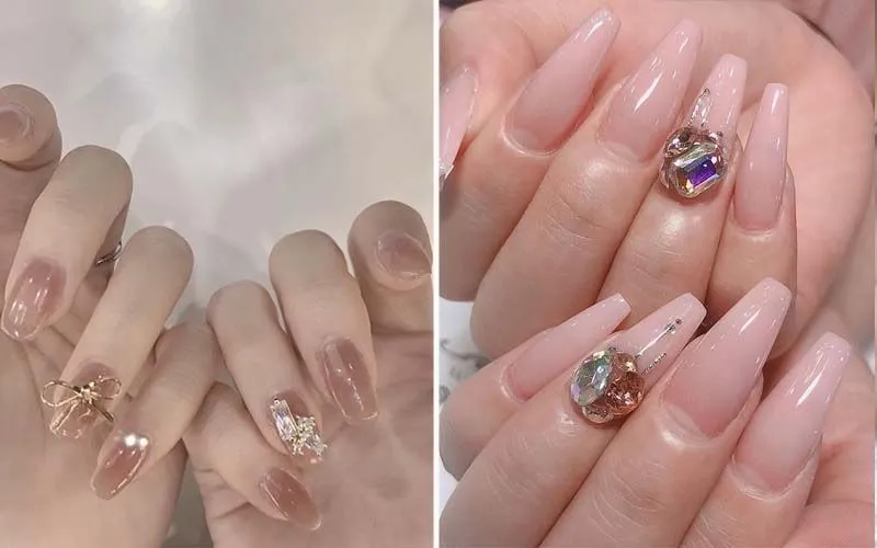 Mê mẩn với vẻ đẹp của 50 mẫu nail sơn thạch đẹp nhất hiện nay